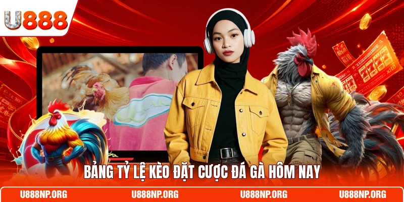 Bảng tỷ lệ kèo đặt cược đá gà hôm nay
