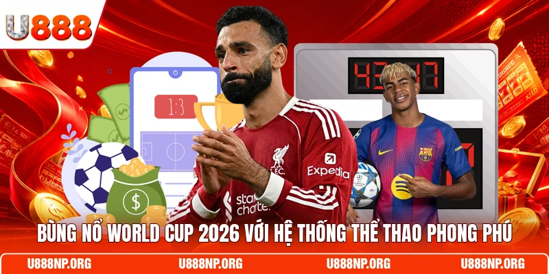 Bùng nổ World Cup 2026 với hệ thống thể thao phong phú