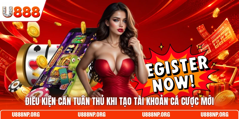Điều kiện cần tuân thủ khi tạo tài khoản cá cược mới