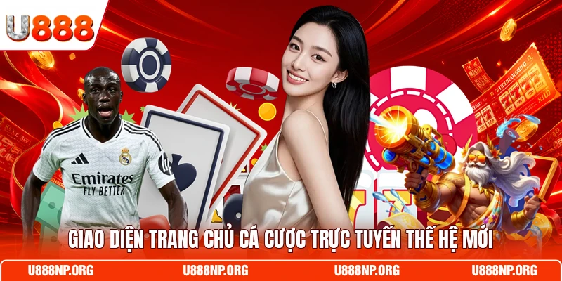 Giao diện trang chủ cá cược trực tuyến thế hệ mới